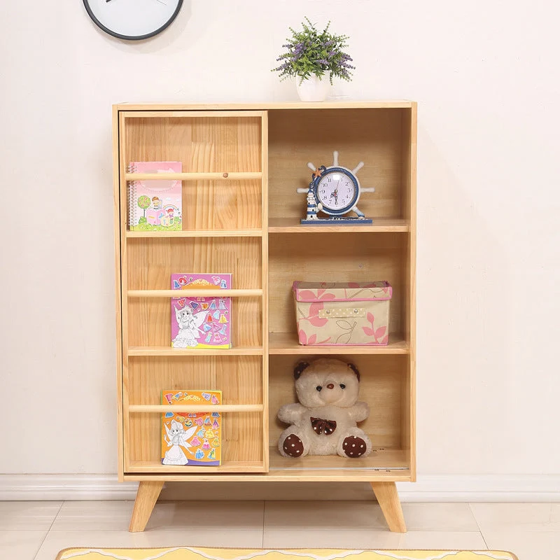 Wooden Standard Bookshelf Modern Bookshelf 47.3" H x 12.6" W