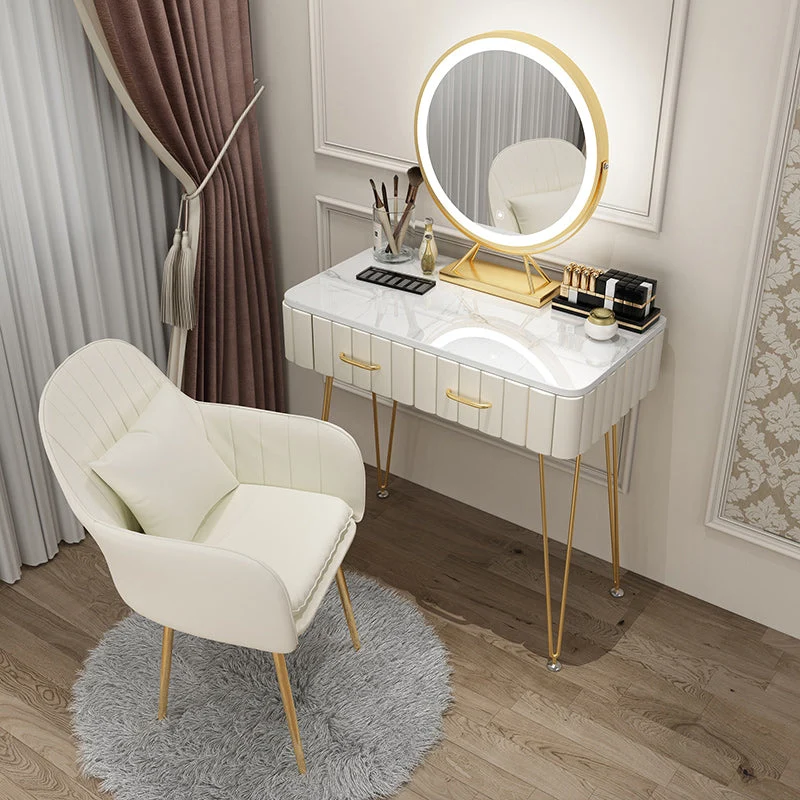 Slate Vanity Desk Removable Vanity Makeup Vanity Set for Bedroom