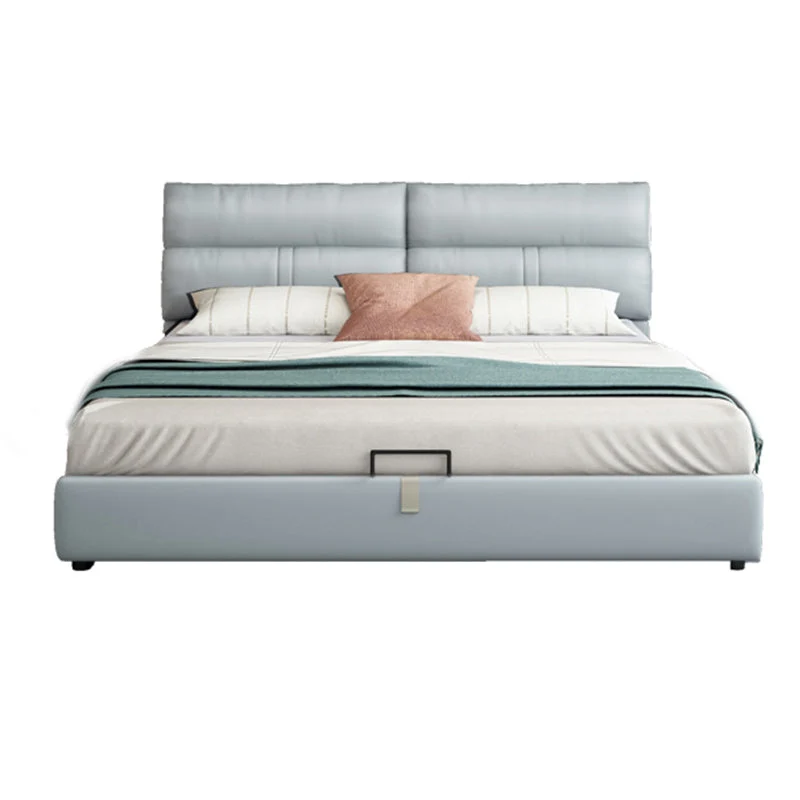 Mattress Included Platform Bed Frame Upholstered Headboard Platform Bed