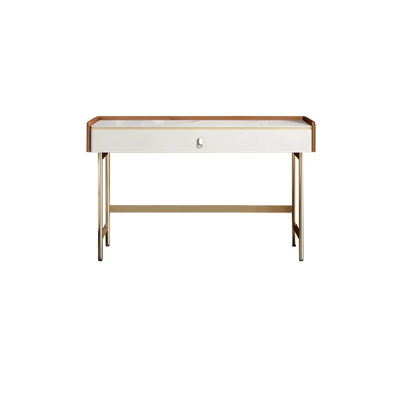 15" Wide Glam Make-up Vanity Wooden Dressing Table with Drawer