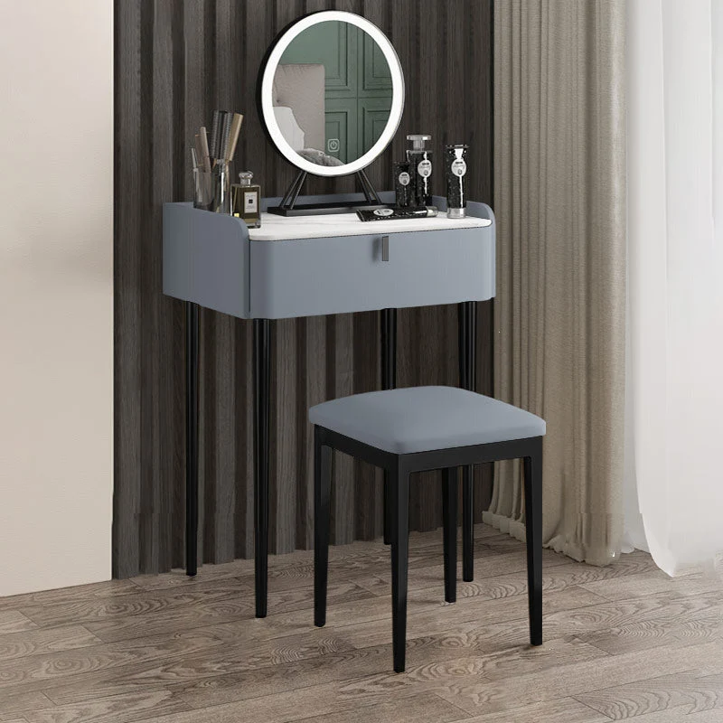 15" Wide Contemporary Make-up Vanity Mirror Dressing Table with Drawer