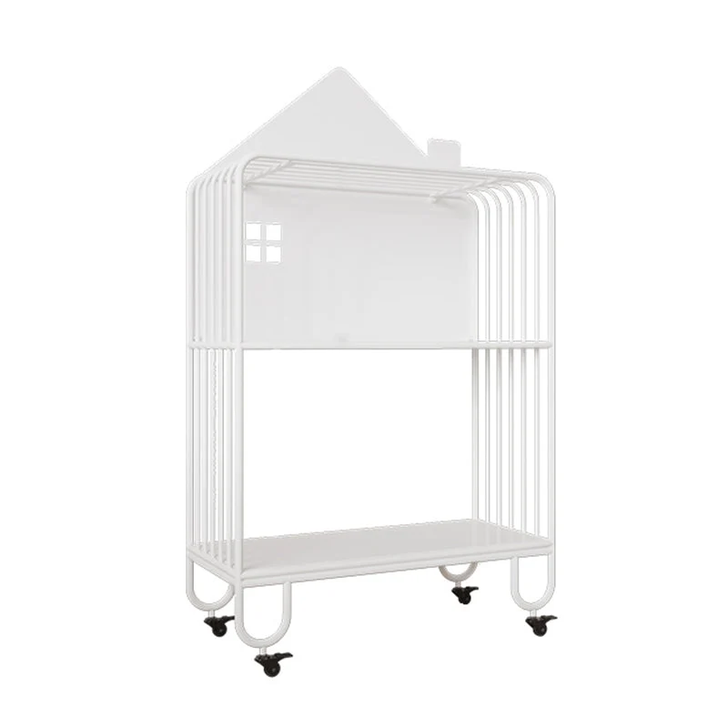11" Wide Contemporary Shelf Metal Open Shelves Included Bookcase