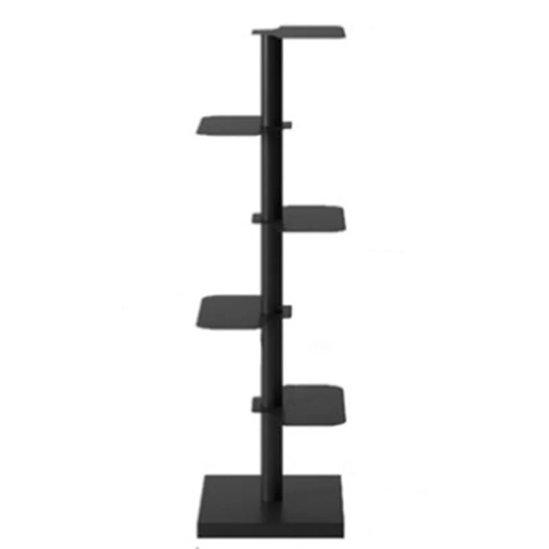 White/Black Bookcase Contemporary Style Bookshelf for Home and Office