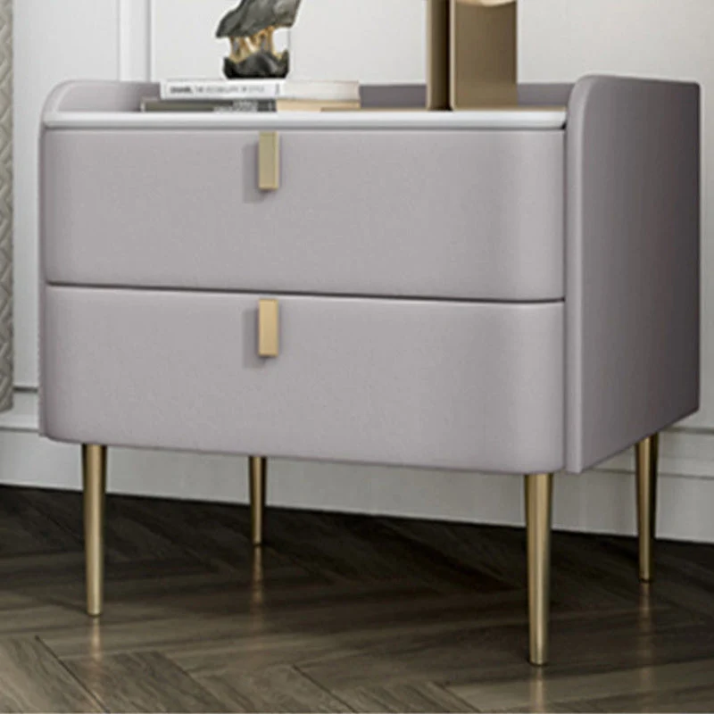Stone Bed Nightstand Legs Included Night Table With 2 Drawers