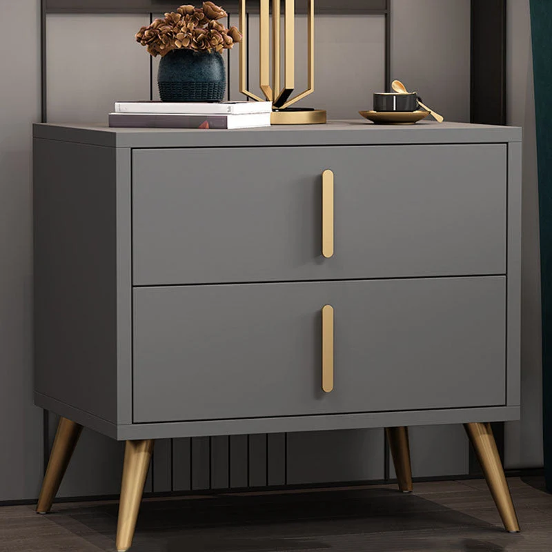 Engineered Wood Bed Nightstand Drawers Included Nightstand for Bedroom