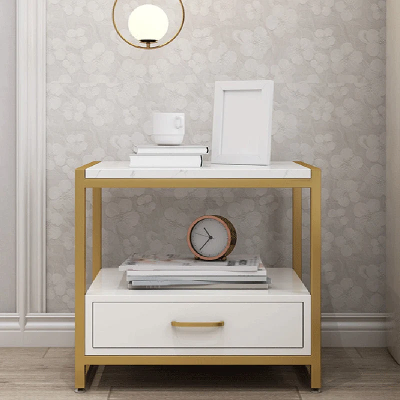 Metal Bedside Cabinet Drawers Included Bedside Cabinet for Bedroom