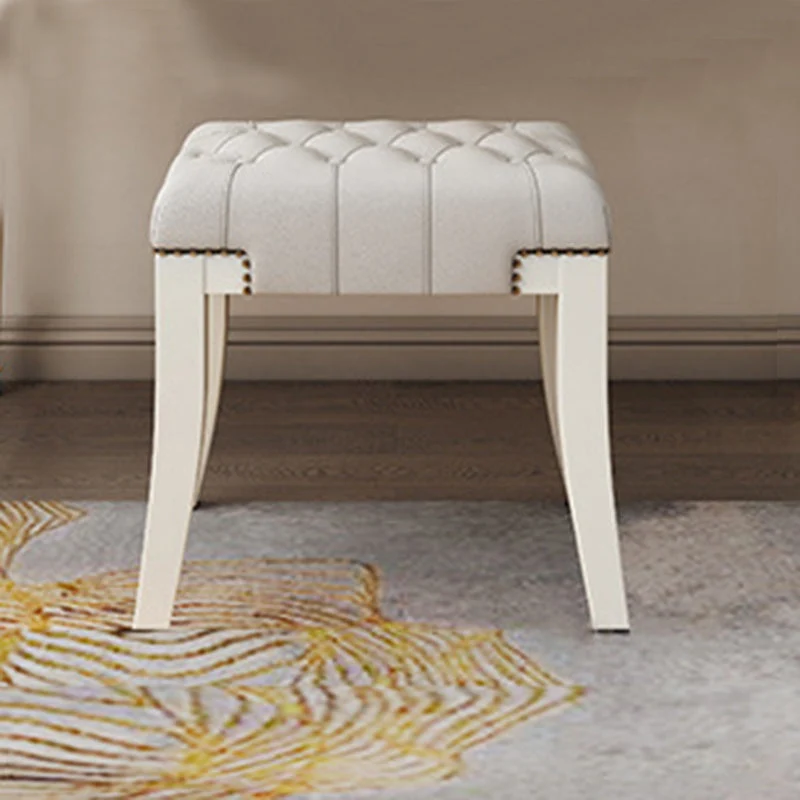 Black/White Vanity Wood Mirrored Makeup Dressing Table Stool Set