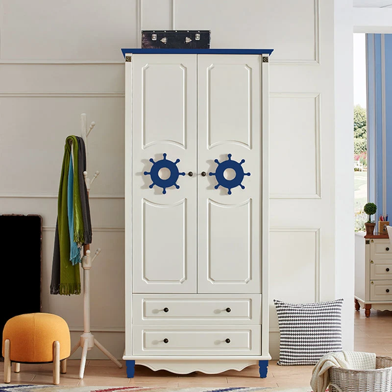 Manufactured Wood Storage Cabinet Coastal Cabinet with Drawers