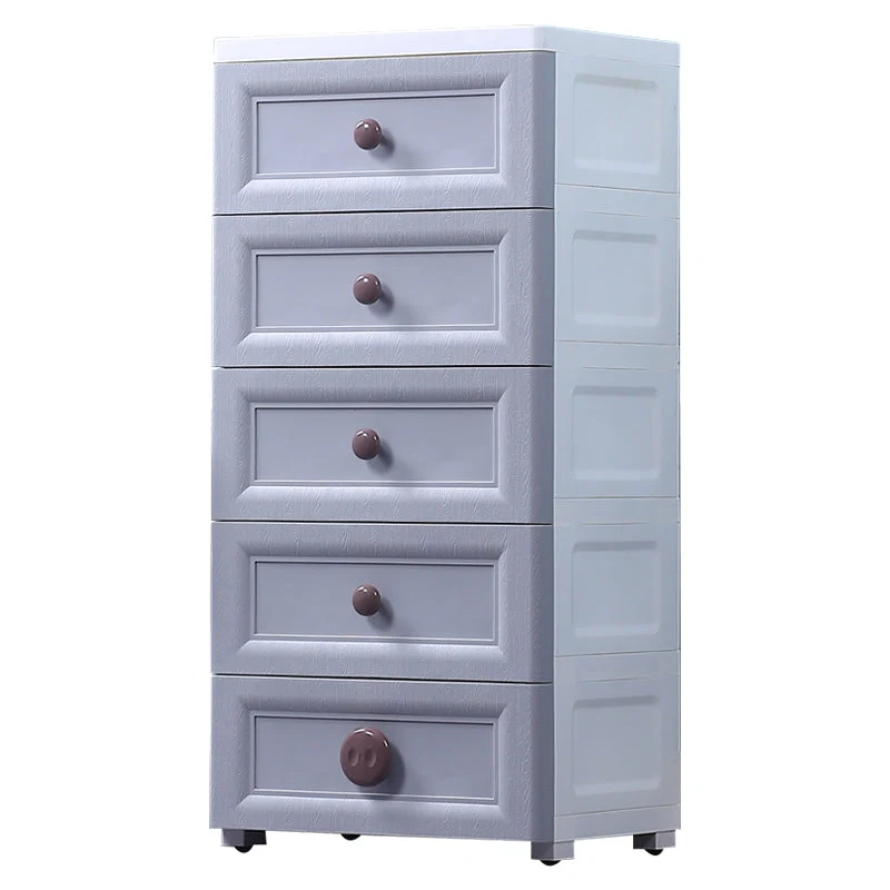Contemporary Style Non-Hanging Armoire Plastic Home Storage Cabinet