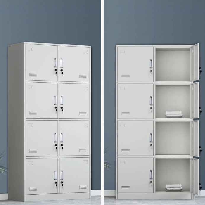 Metal Hinged Wardrobe Armoire Contemporary Wardrobe Cabinet for Home