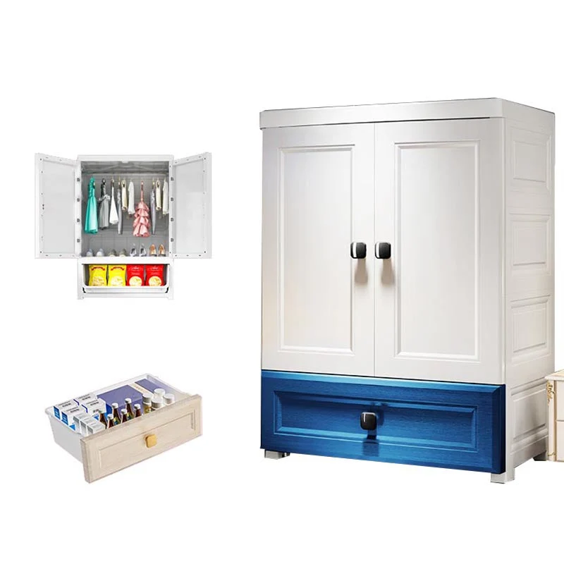 Plastic Wardrobe Armoire Contemporary Hinged Wardrobe Cabinet