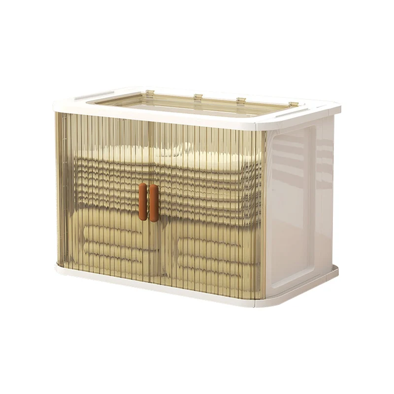 Contemporary Non-Hanging Armoire Plastic Wardrobe Closet with Door