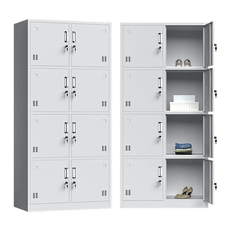 Steel Wardrobe Closet Contemporary Hinged Wardrobe Armoire for Home