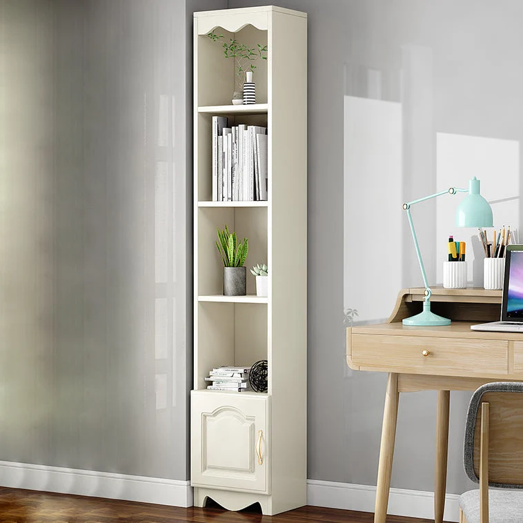 Modern Standard Bookcase Wooden Bookshelf with Rectangle Shelves