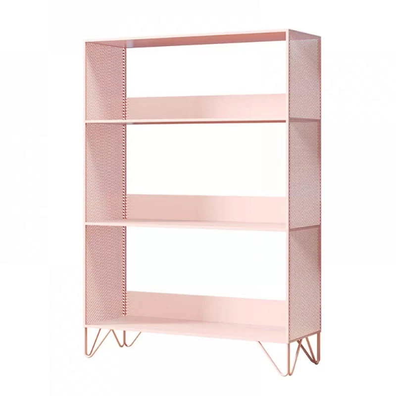 Scandinavian Metal Bookshelf Etagere Shelf Bookcase for Study Room