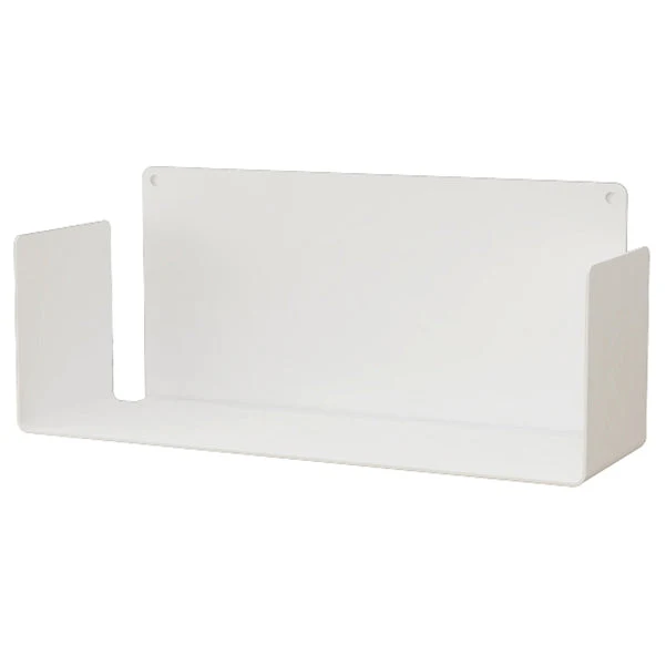 Closed Back Bookcase Metal Horizontal Bookshelf for Study Room