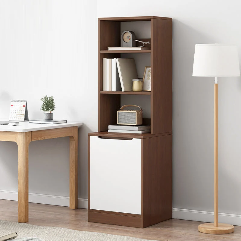 Vertical Shelf Bookcase Engineered Wood Book Shelf for Study Room