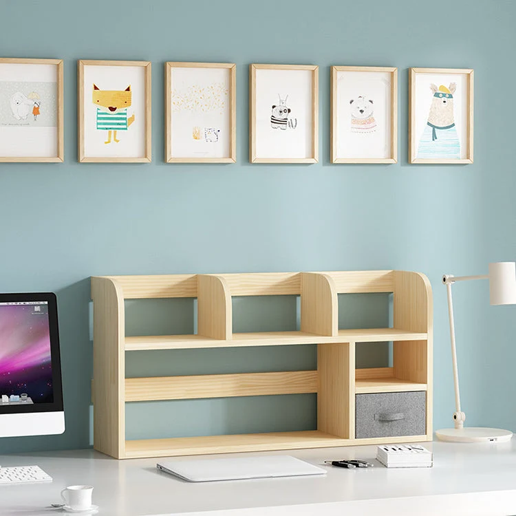 Wooden Shelf Bookcase Open Shelf Shelf Bookshelf for Home Office