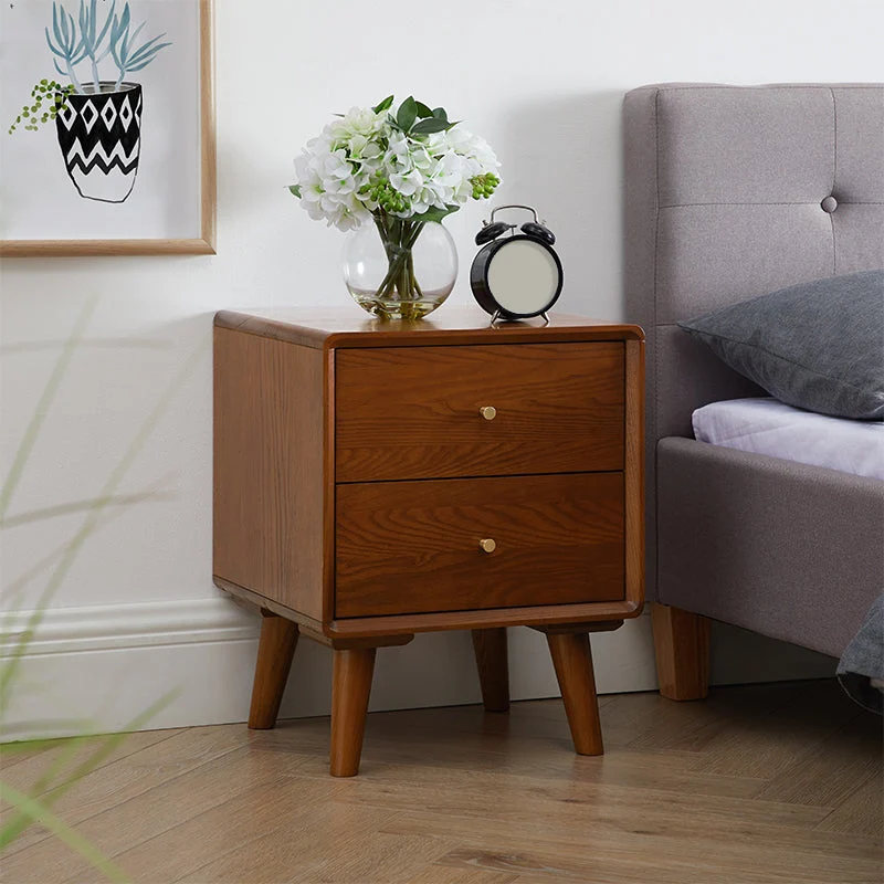 16"L X 20"W Traditional Nightstand Solid Wood Night Table for Living Room