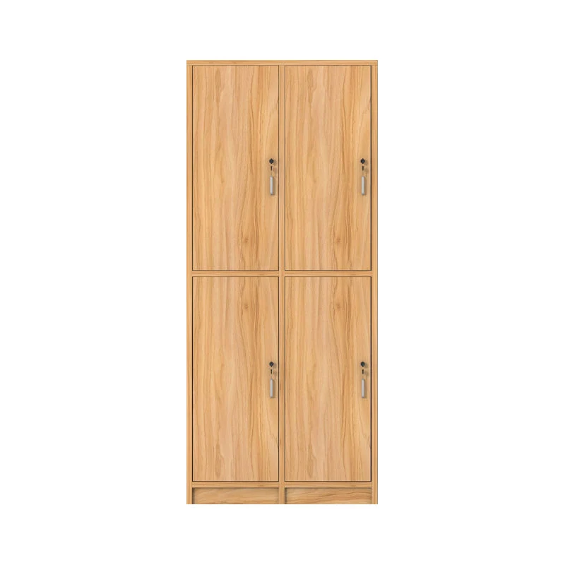Light Wood Finish Contemporary Storage Cabinet Engineered Wood Indoor Cabinet