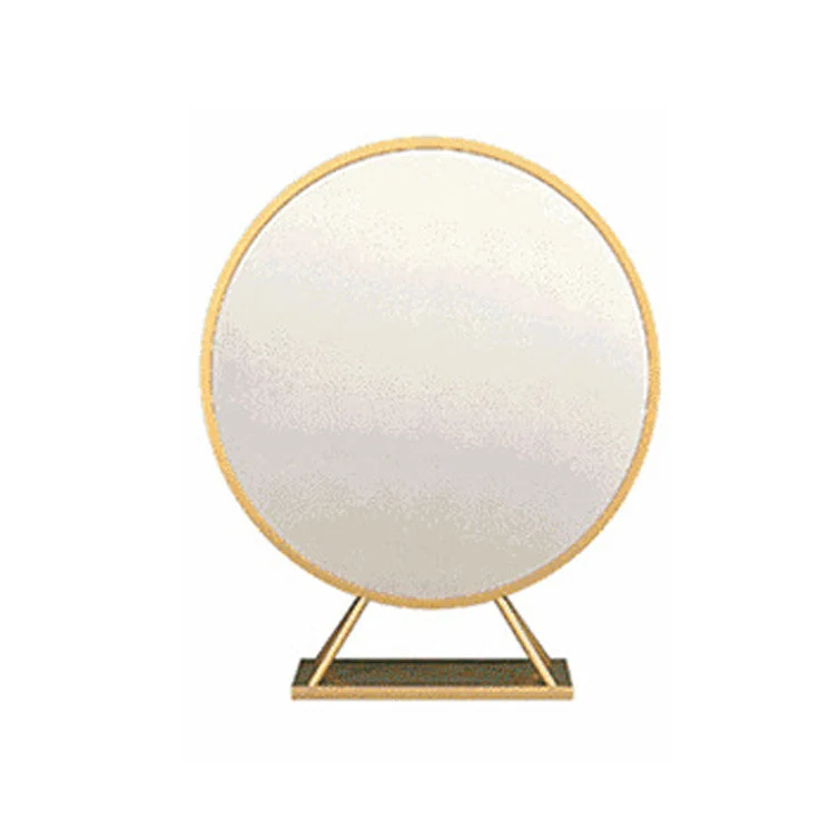 Glam Style 1-drawer Marble Top Make-up Vanity Dressing Table