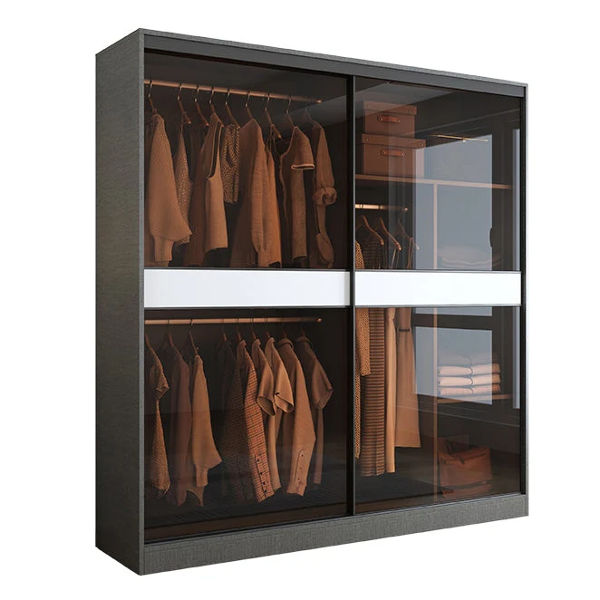 Grey Wardrobe Cabinet Contemporary Wooden Wardrobe Armoire for Home