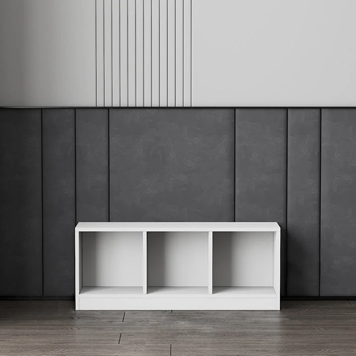 Wooden Standard Bookshelf Modern Closed Back Bookcase for Home Office