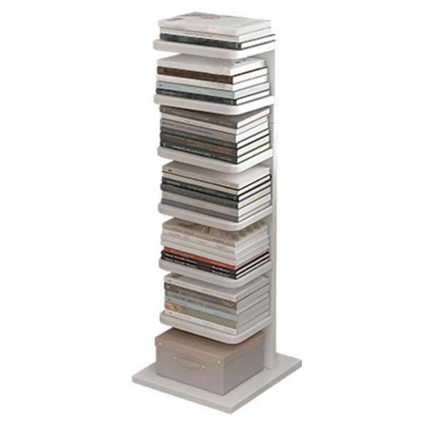 13.78"W Bookshelf Contemporary Style Bookcase for Home and Office