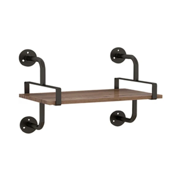 7.87"W Bookshelf Industrial Style Wall Mounted Bookcase for Home Study Room