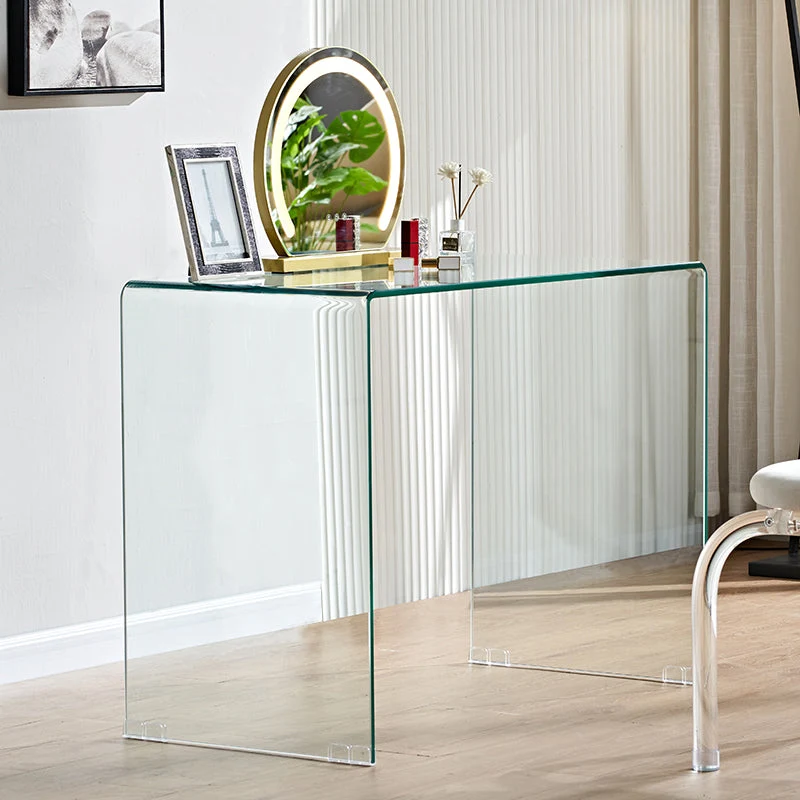 Contemporary Make-up Vanity Standing Glass Bedroom Makeup Vanity Set