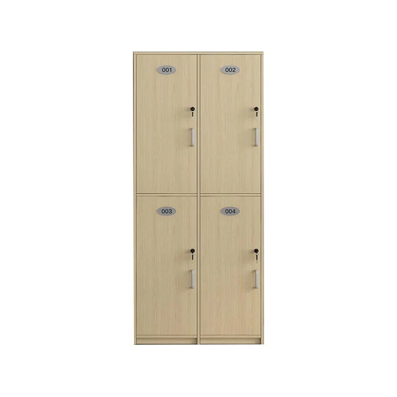 Natural Finish Cabinet with Hinged Door Contemporary Interior Storage Cabinet