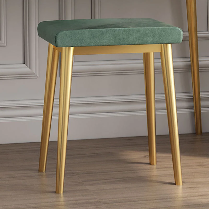 15.74" Wide Green Makeup Vanity Desk Glam Vanity Tables with 2 Drawers