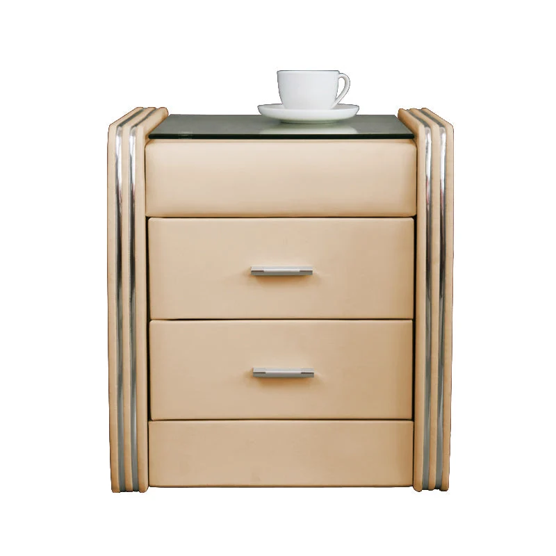Drawer Storage Bed Nightstand Modern Accent Table Nightstand for Bedroom
