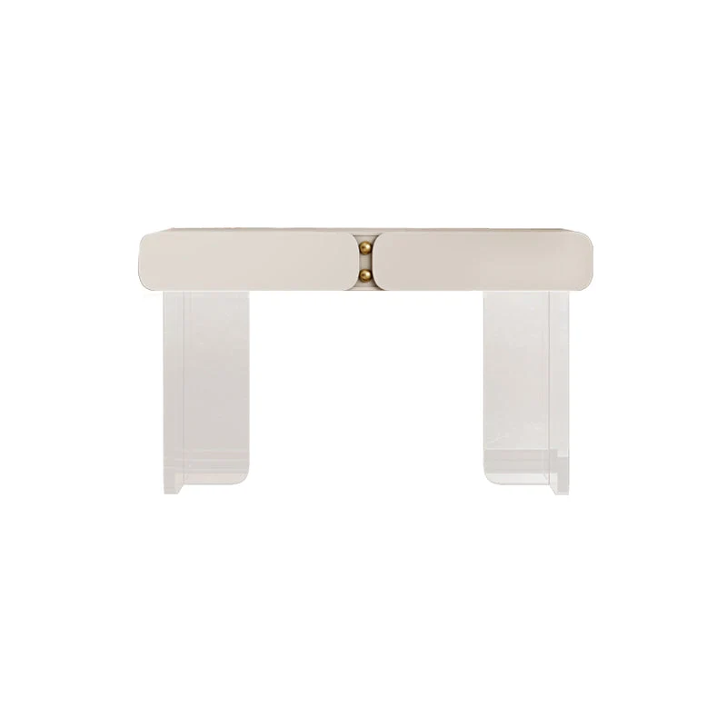 13.77" Wide Make-up Vanity White Makeup Vanity Desk Table with 2/6 Drawers