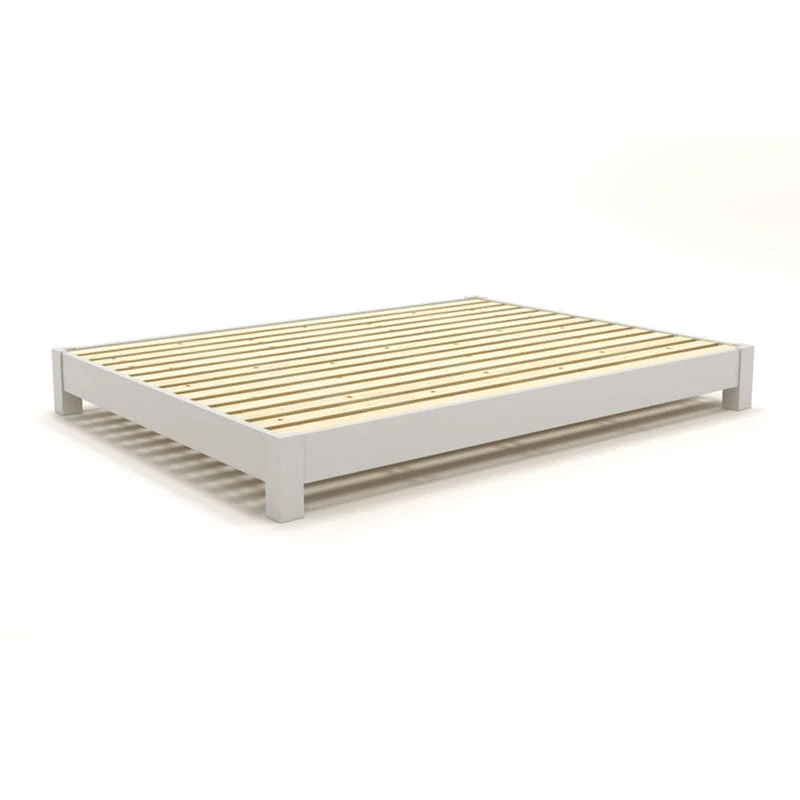 Contemporary Rubberwood With Custom Gold Legs Solid Color Standard Bed