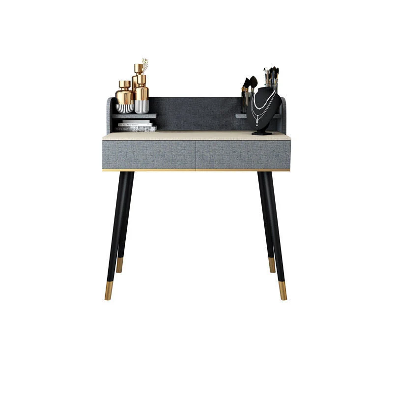 15.74" Wide Make-up Vanity with Drawer Modern Style Wooden Makeup Table