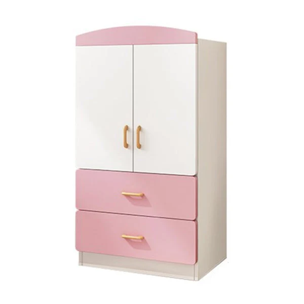 Contemporary Style Wooden Wardrobe White Colour Wardrobe Closet for Home