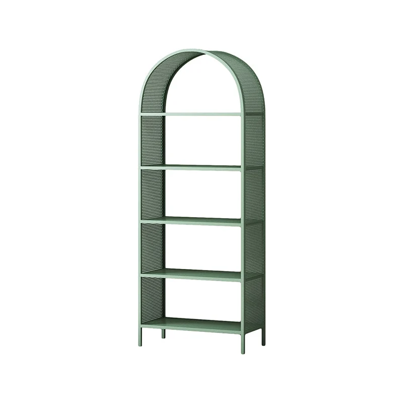 Metal Scandinavian Bookcase Standard Open Back Bookshelf with Shelves