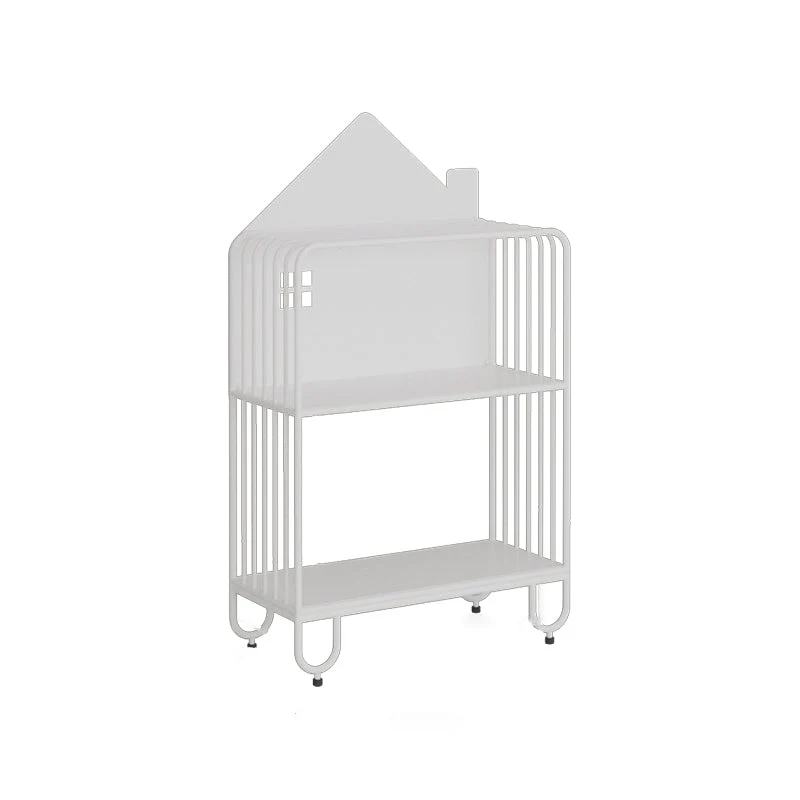 Scandinavian Standard Bookshelf Metal Shelves Included Bookcase