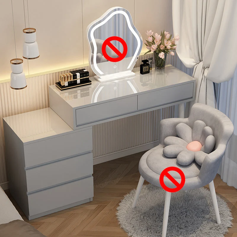 Contemporary Simple Vanity Make up Dressing Table with Storage Drawers