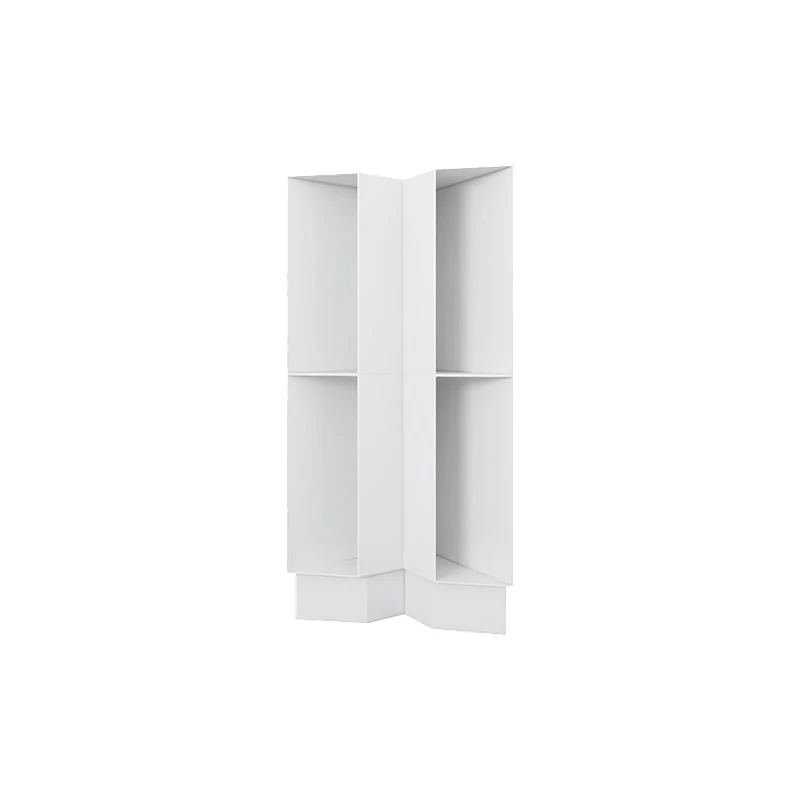 Urban Metal Bookshelf Closed Back Vertical Bookcase for Living Room