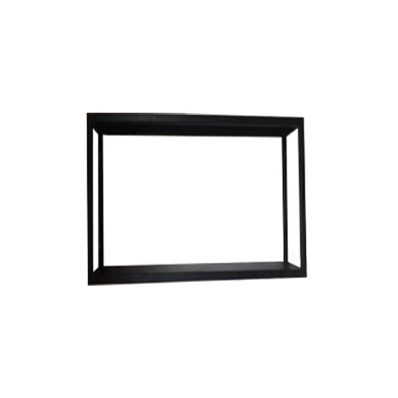 Wall Mounted Metal Bookshelf Modern Floating Bookcase with 1 Shelf