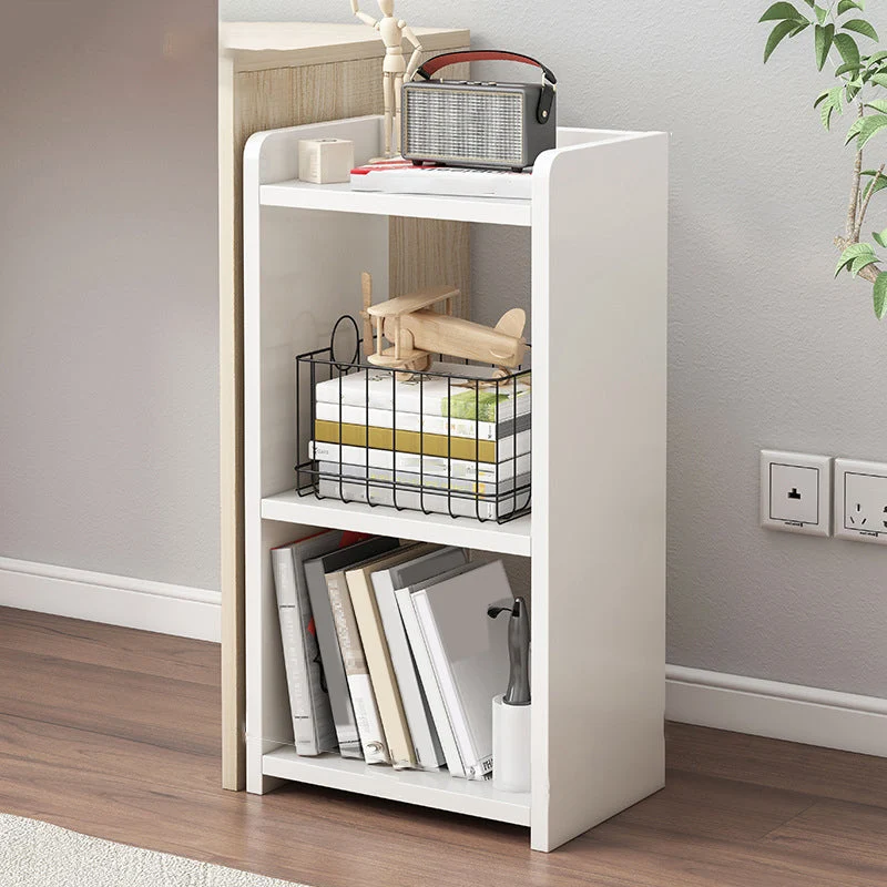 Contemporary Standard Shelf Bookcase Engineered Wood Open Bookcase