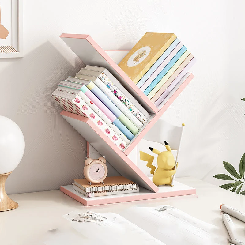 Modern Bookshelf Open Back Engineered Wood Bookcase for Study Room