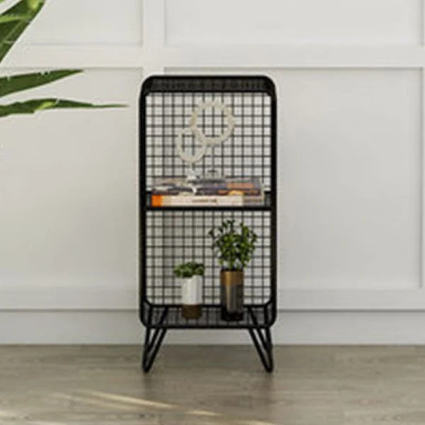 Modern Minimalist Rectangular Iron Side Table 2/3 Tier For Living Room
