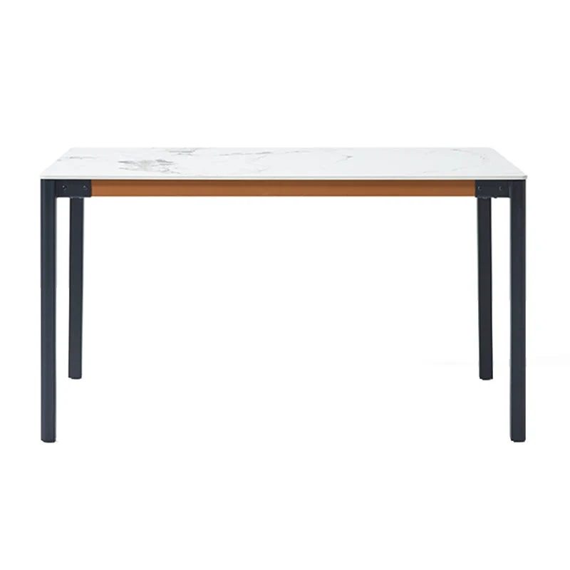 Contemporary Style 1/5/7 Piece Rectangle Stone Dining Bench Set for Home