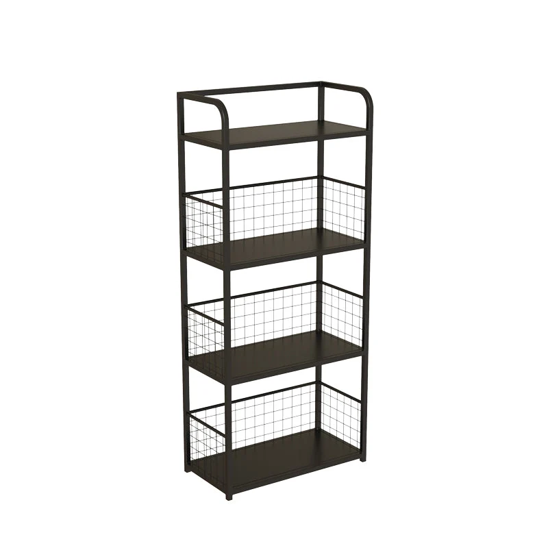 Open Back Bookshelf Scandinavian Rectangle Standard Bookcase