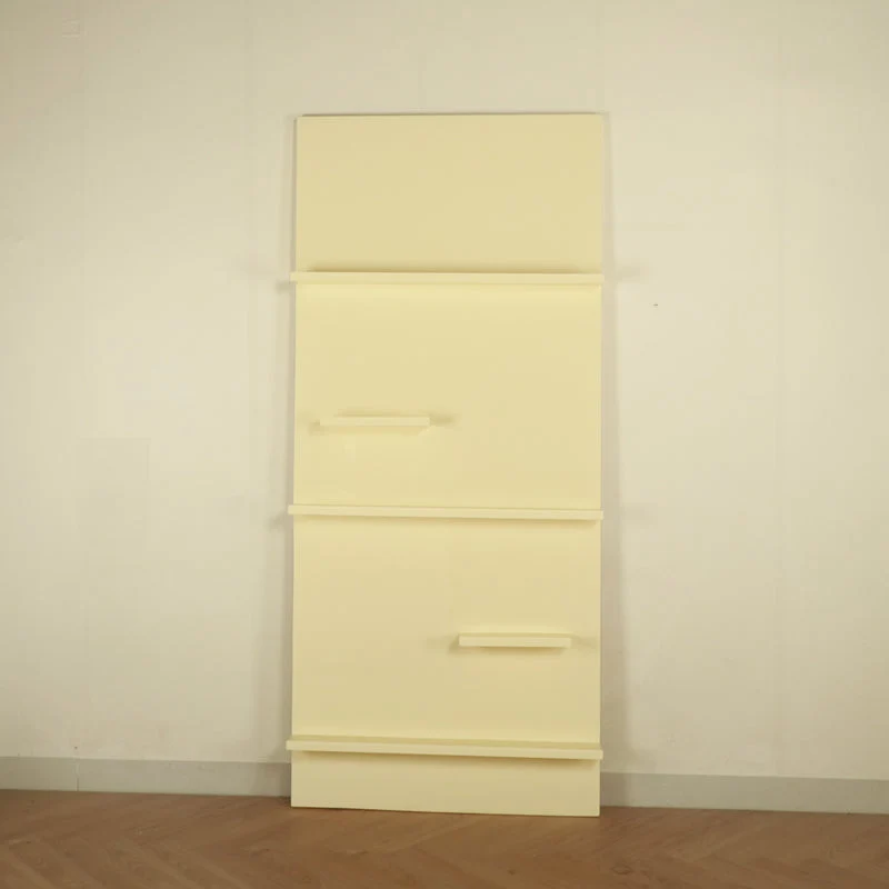 Scandinavian Acrylic Bookcase Closed Back Standard Bookshelf