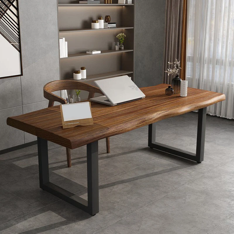 Free Form Office Table Industrial Office Desk with Seld Base