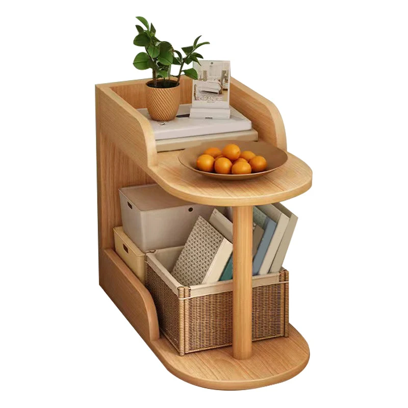 Scandinavian Bookshelf Engineered Wood Shelf Bookcase for Office